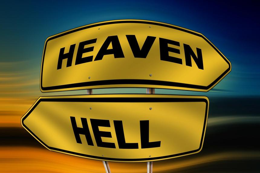 Hur skall man se p frgan om himmel och helvete?