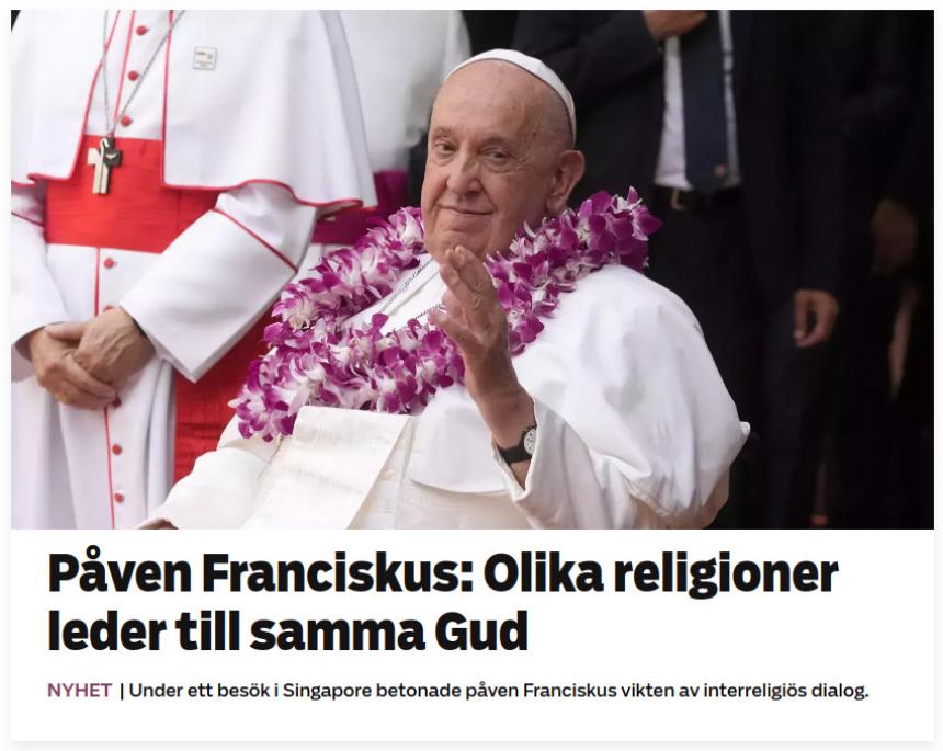 https://apg29.nu/bild/paven-1726583205.jpg - Pven: Alla religioner r en vg till Gud