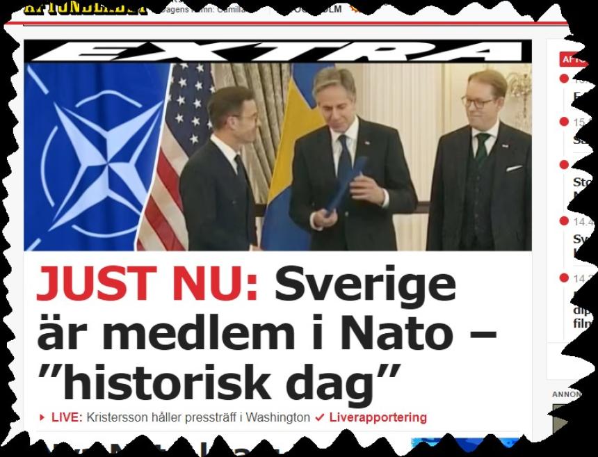 Sverige medlem i Nato